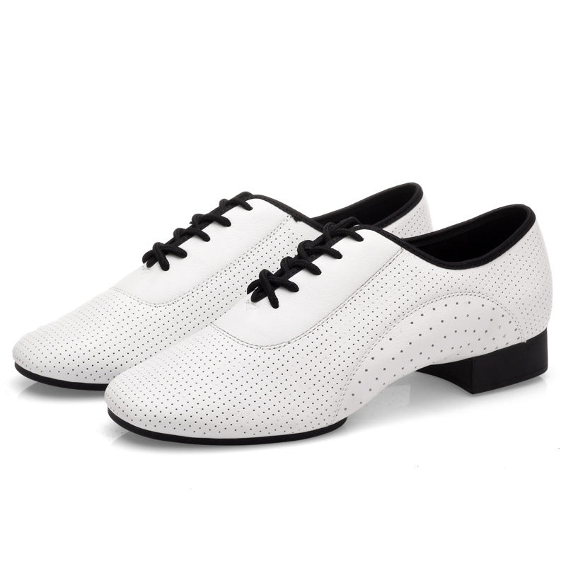 ZAPATOS DE BAILE CUERO BLANCO