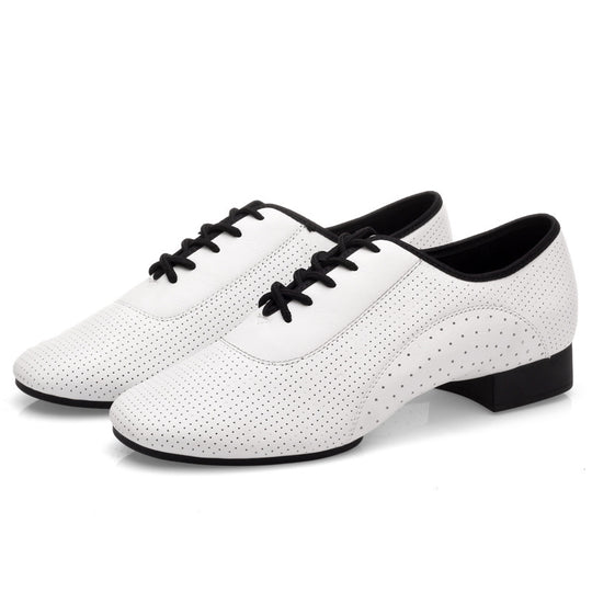 ZAPATOS DE BAILE CUERO BLANCO