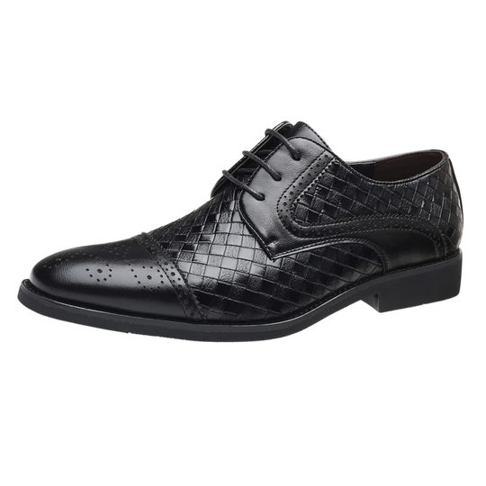 MEN'S DANCE SHOES BLACK BRAIDED