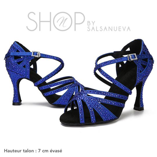 SAPPHIRE BLUE RHINESTONES