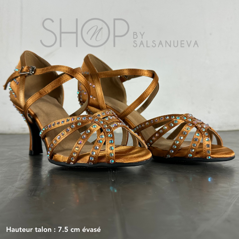 SPARKLING BRONZE RHINESTONES