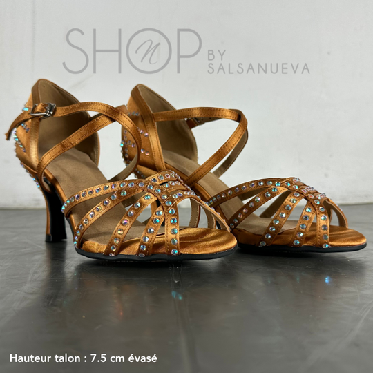 SPARKLING BRONZE RHINESTONES