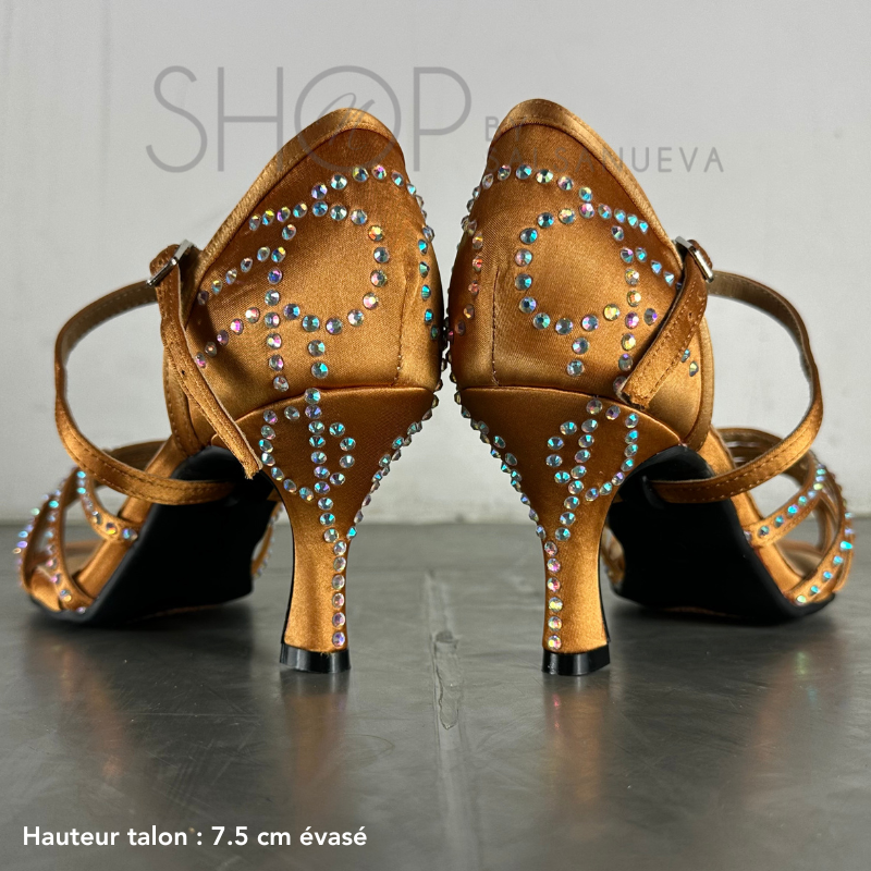 SPARKLING BRONZE RHINESTONES