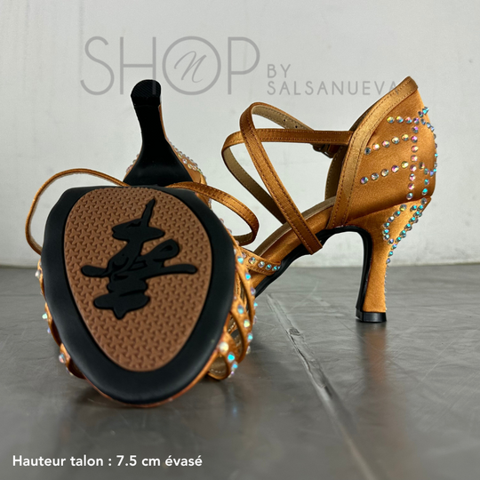 SPARKLING BRONZE RHINESTONES