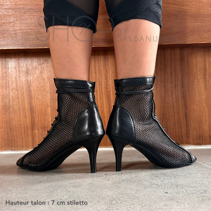 HEELS MIRAGE BLACK BOOTS