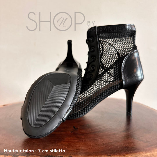 HEELS MIRAGE BLACK BOOTS