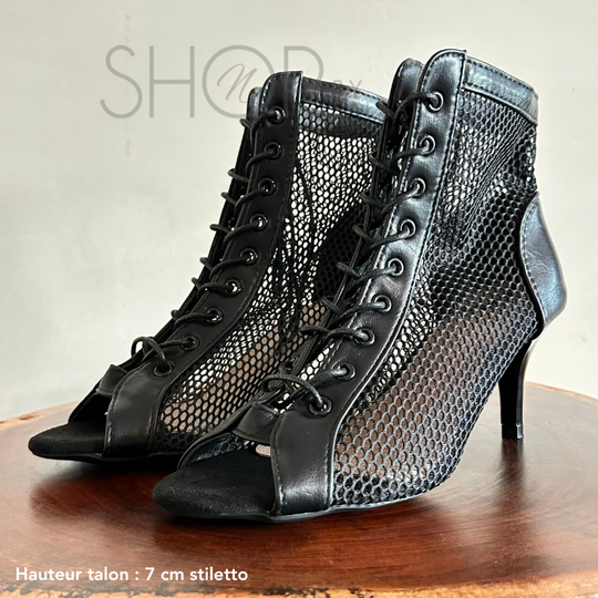 HEELS MIRAGE BLACK BOOTS