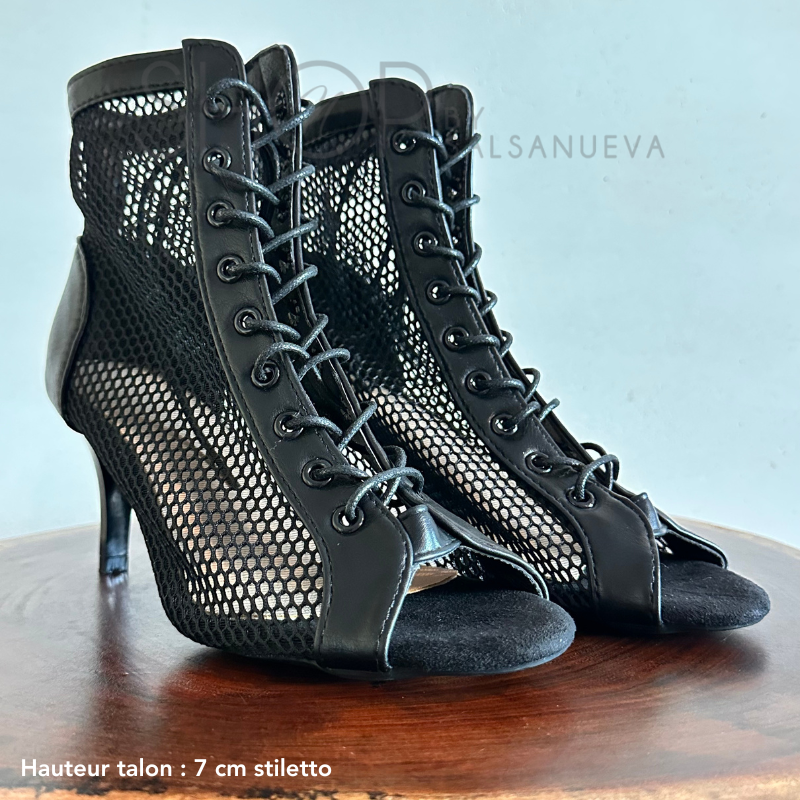 HEELS MIRAGE BLACK BOOTS