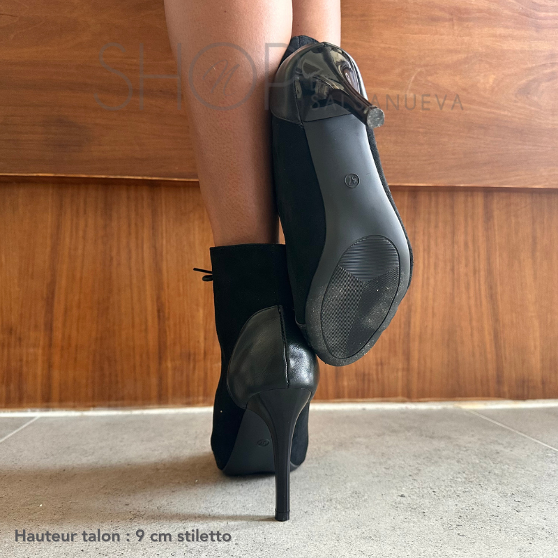HEELS ECLIPSE BLACK BOOTS