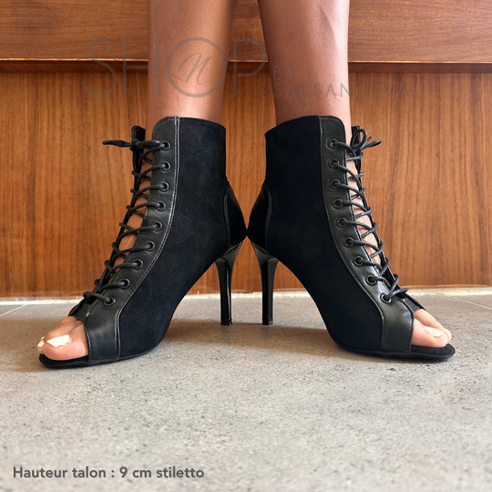 HEELS ECLIPSE BLACK BOOTS