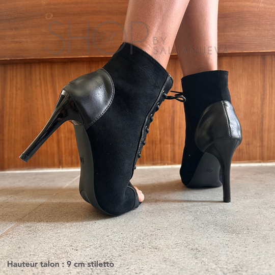 HEELS ECLIPSE BLACK BOOTS