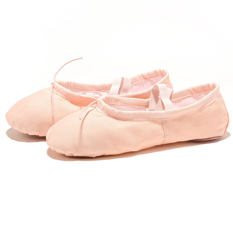 DEMI POINTES ENFANT EN TOILE ROSE PALE