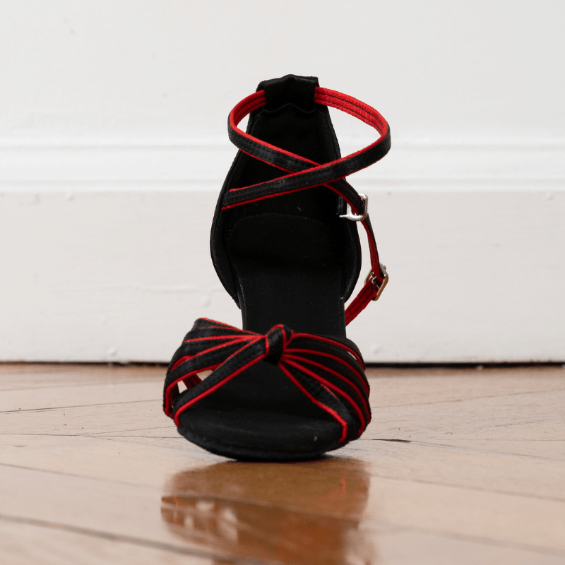 chaussures danses latine rouge