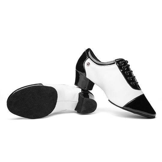 ZAPATOS DE BAILE BLANCO Y NEGRO