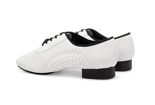 ZAPATOS DE BAILE CUERO BLANCO