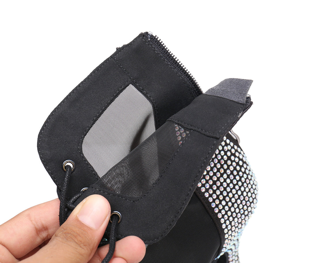 "ELEGANCIA" RHINESTONES HEELS BOOTS