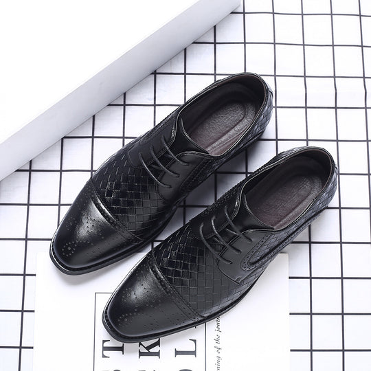 CHAUSSURES DE DANSE HOMME NOIR TRESSÉ