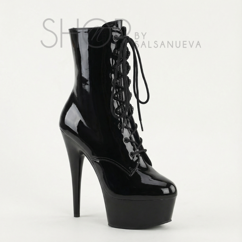 BOTTINES POLE NUEVA CUIR NOIR