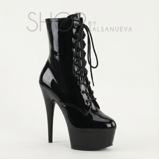 BOTTINES POLE NUEVA CUIR NOIR