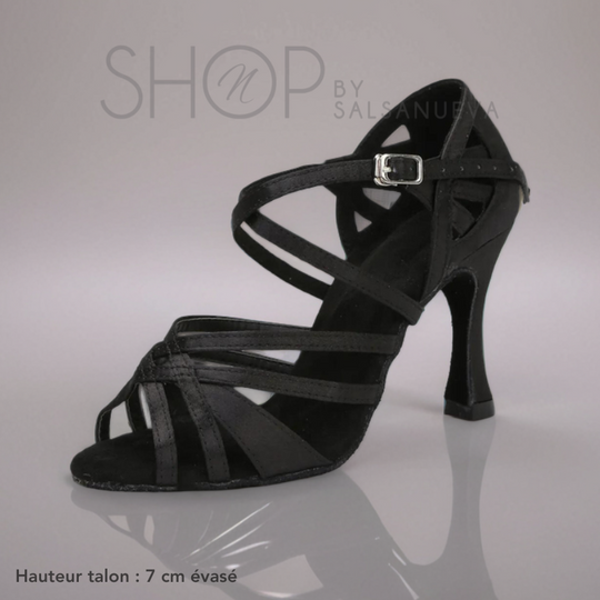 chaussure danse latine noir