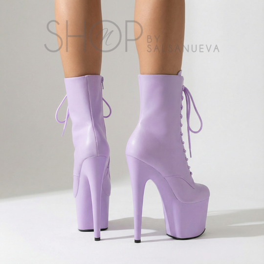 BOTTINES POLE NUEVA LAVANDE MAT