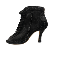 BOTINES NEGROS DE STRASS