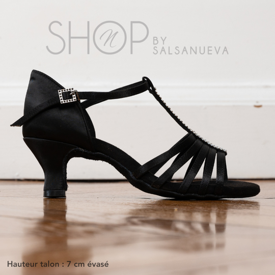 chaussures de danses latines noires