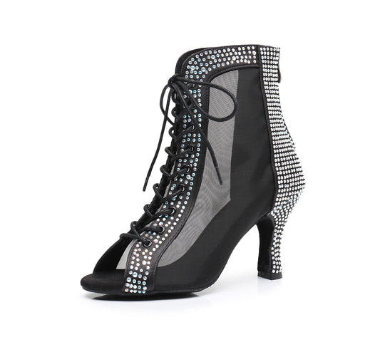 BOTTINES HEELS STRASS "ELEGANCIA"