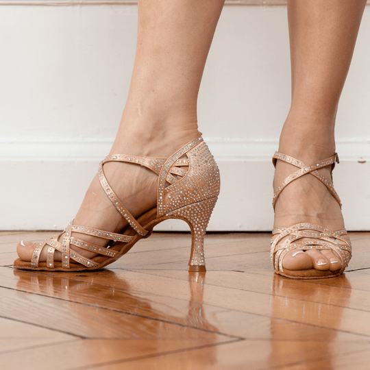 Chaussures de danses latines strass