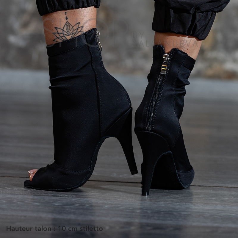 bottine chaussette heels