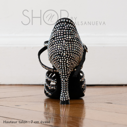 chaussure de danse strass