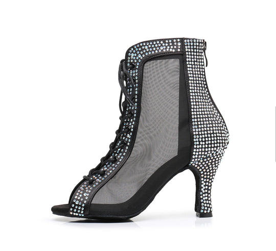 BOTTINES HEELS STRASS "ELEGANCIA"