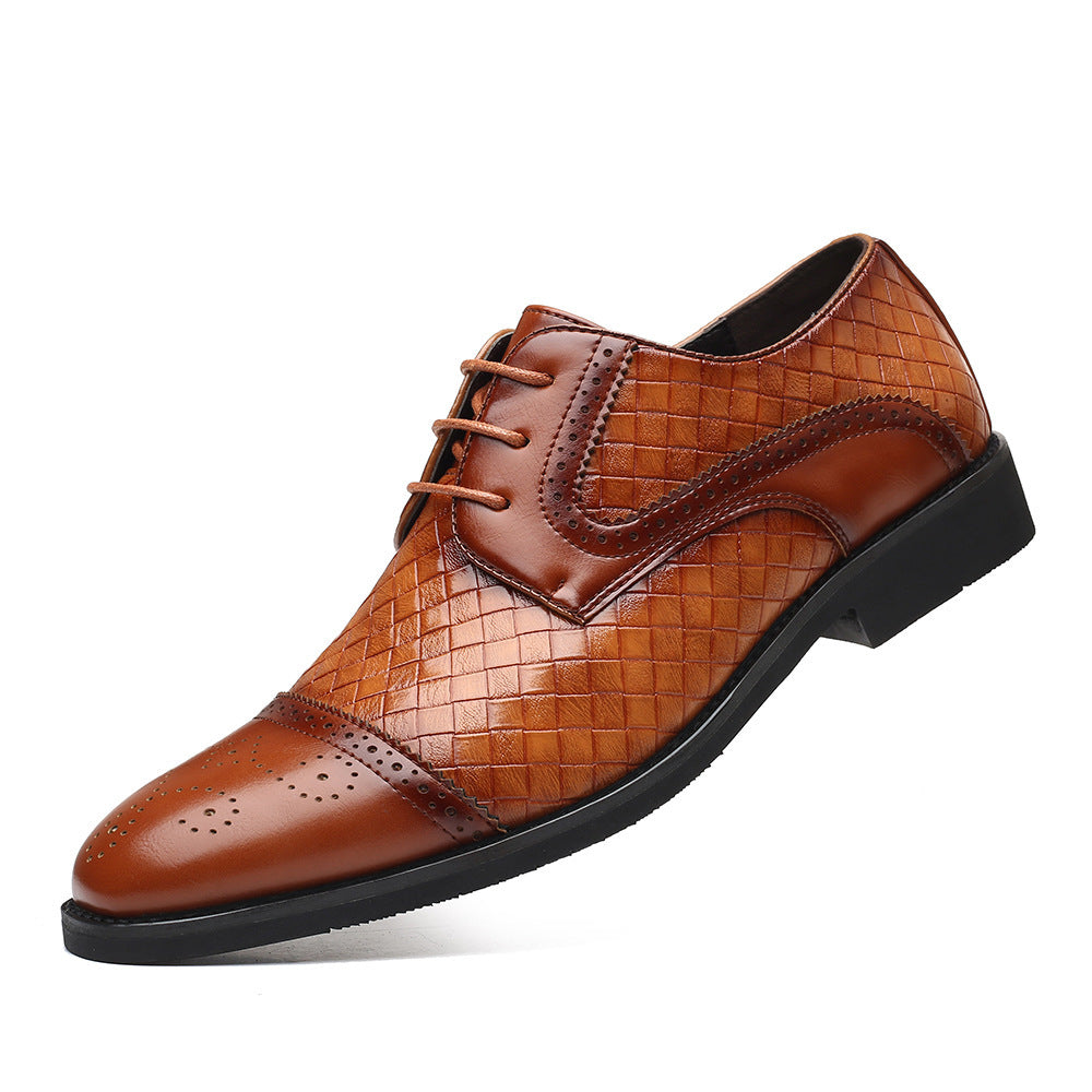 CHAUSSURES DE DANSE HOMME MARRON TRESSÉ