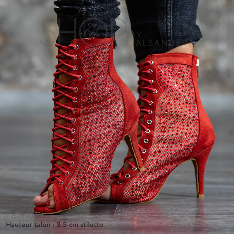 chaussures heels rouge