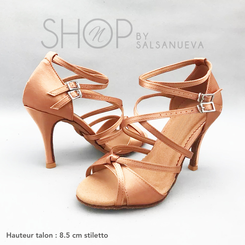 chaussures de danses latines beige