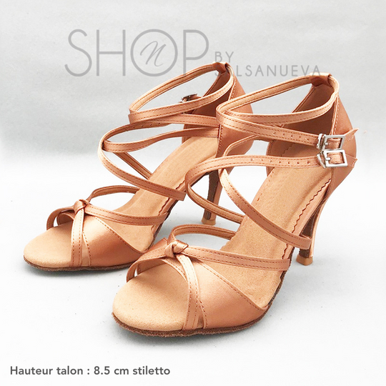 chaussures de danses latines chair