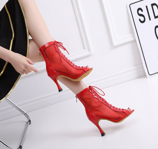 BOTTINES HEELS ROUGE "SÉDUCTION"