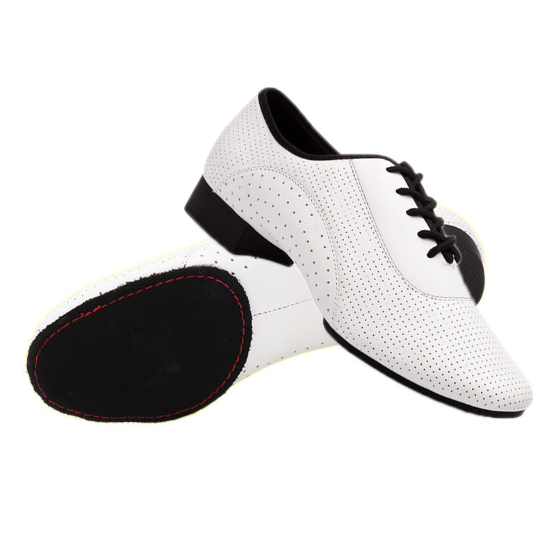 CHAUSSURES DE DANSE CUIR BLANC